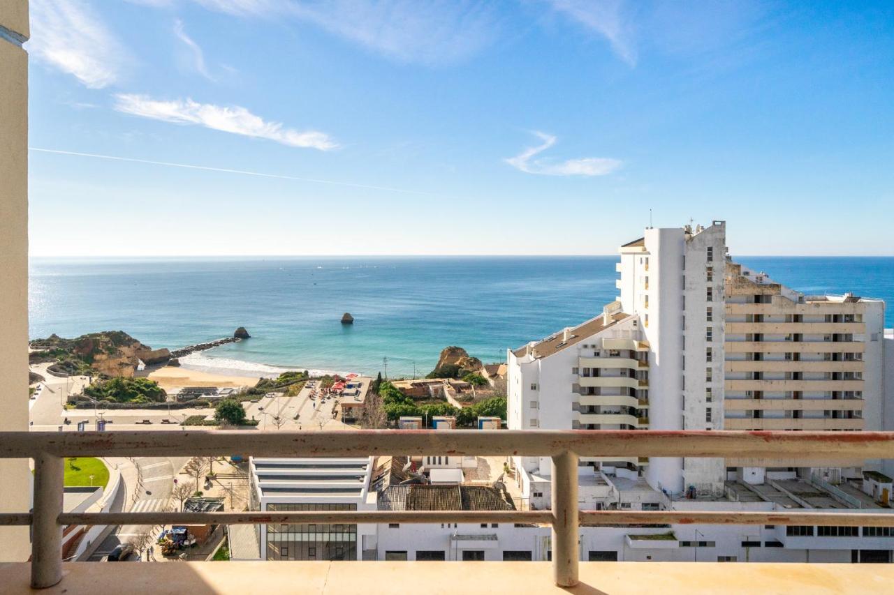 Praia Da Rocha, 17 H, Frontal Sea View, Wonderful Studio, Air Conditioning, Two Pools, Internet, Parking - Jardins Da Rocha By Ig Portimão Exterior foto