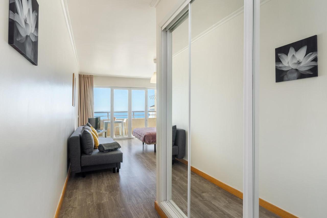 Praia Da Rocha, 17 H, Frontal Sea View, Wonderful Studio, Air Conditioning, Two Pools, Internet, Parking - Jardins Da Rocha By Ig Portimão Exterior foto